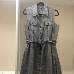 Grey sleeveless dress size 15